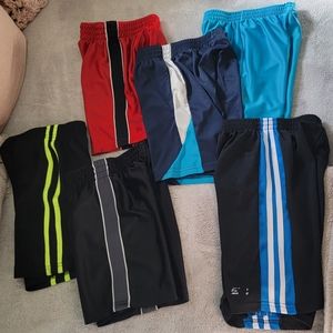 10 pair lot of boys athletic shorts, size 4